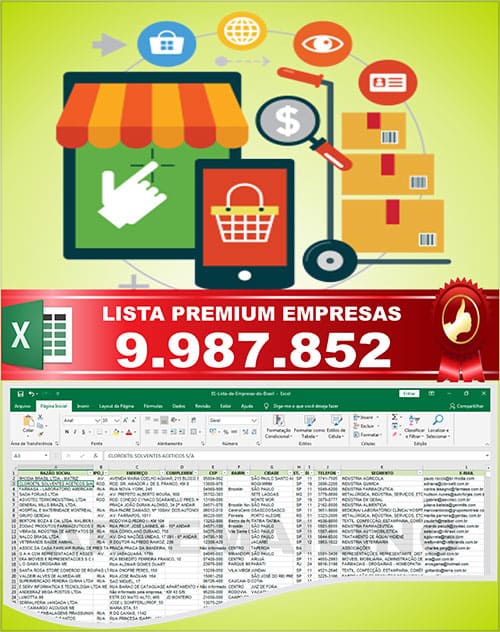 Listagem de Emails de Empresas