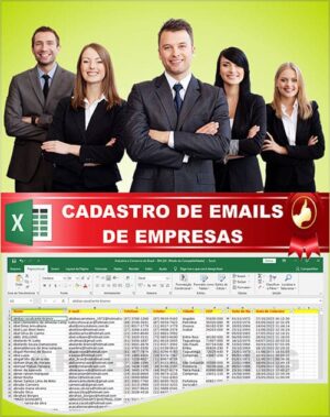 Cadastro Completo de Emails Empresas Brasil