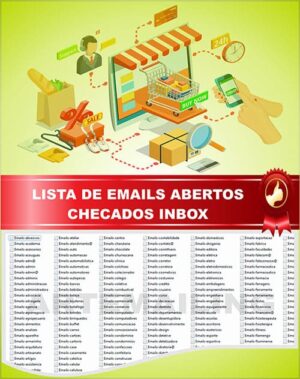 Lista de Emails Abertos Checados Inbox