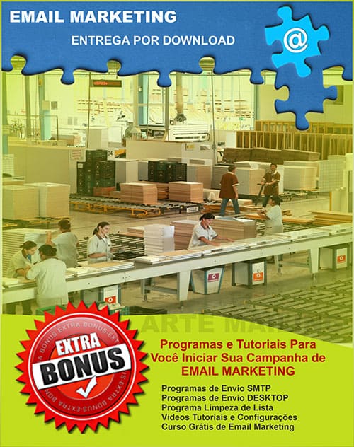 Lista de Emails Fábrica de Moveis