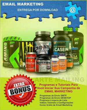 Lista de Emails Lojas de Vitaminas e Suplementos