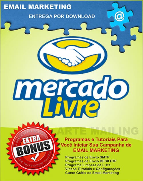 Lista de Emails Usuários Mercado Livre