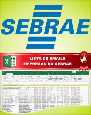 Lista de Emails Pequenas Empresas Sebrae