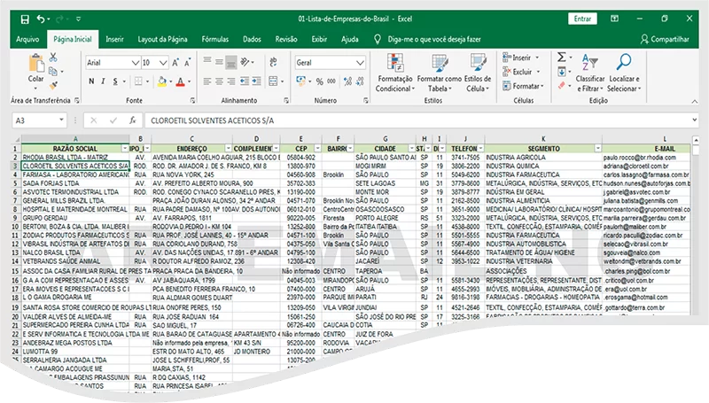 Base de Mailing Segmentado Para Marketing