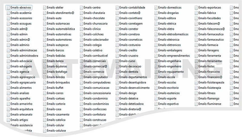 Lista de Contatos Email Marketing