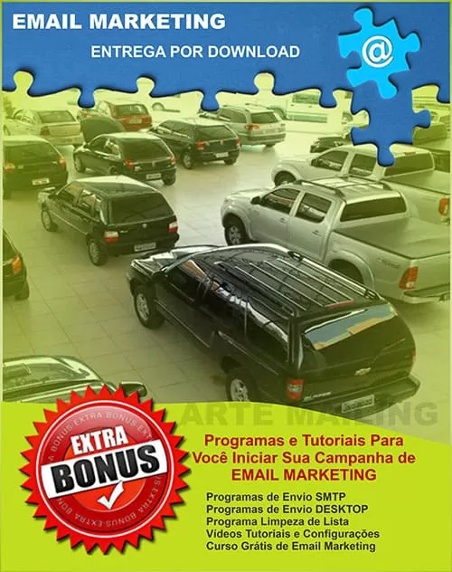 Lista de Emails Concessionária de Carros